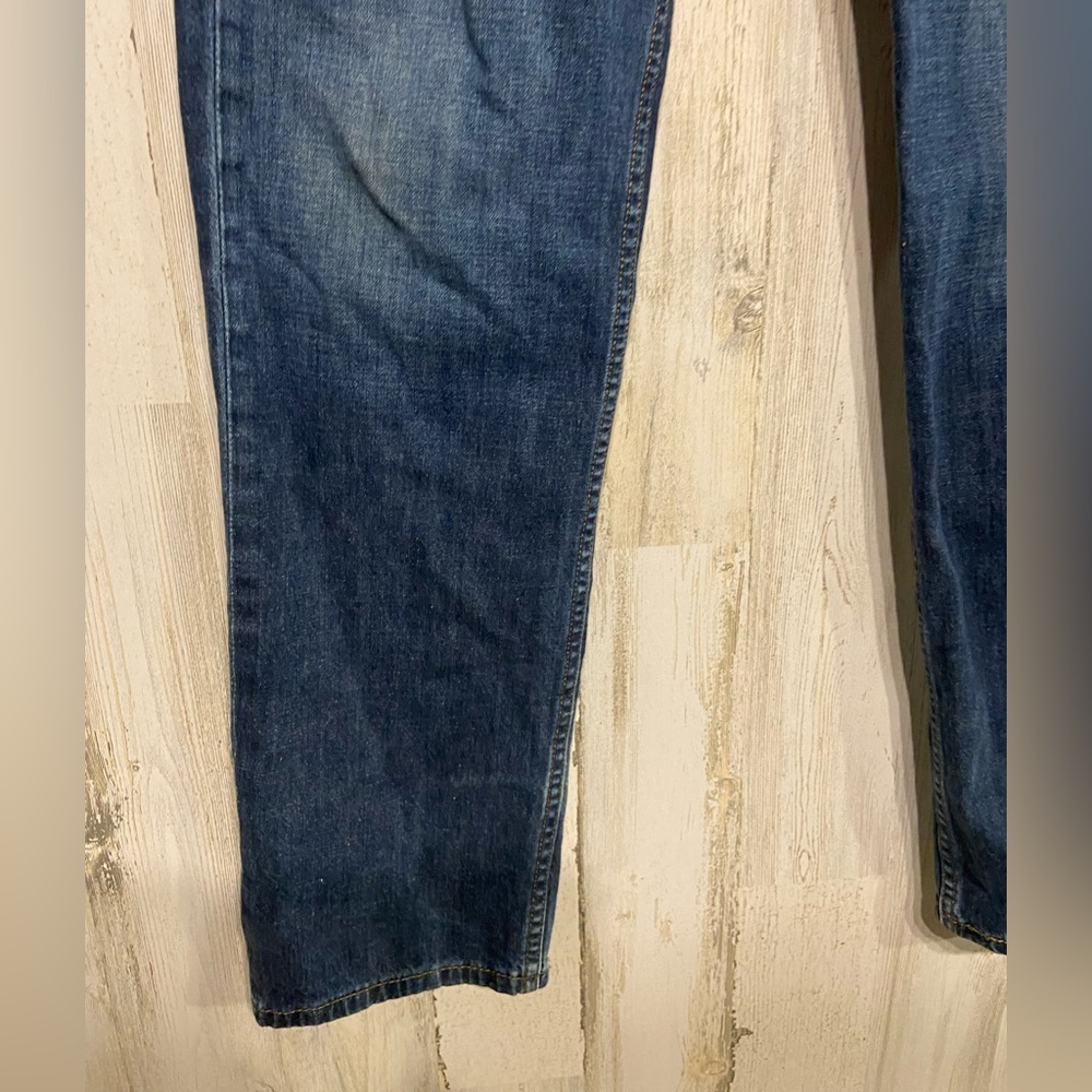Levi’s 514 Blue Distressed Denim Jeans 32X32 - Picture 4 of 11